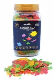 Пластівці Fantastic GLO-fish, Акваріус, банка 80г - 