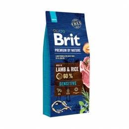 Brit Premium Sensitive Lamb & Rice для собак з чутливим травленням -  Корм для собак Brit Care (Брит Кеа) 