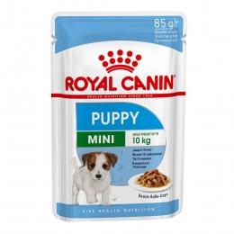 9 + 3 шт Royal Canin wet mini puppy корм для собак 85г 11486 акция - Влажный корм для собак