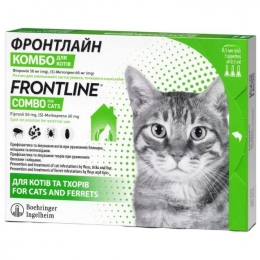 Фронтлайн Комбо Merial для кішок - Засоби від бліх та кліщів для котів