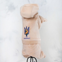 Комбинезон Жоржина велюр (девочка) - Одежда для собак