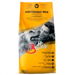 Better Adult Dog Chicken & Rice с курицей, 10 кг -  Премиум корм для собак 
