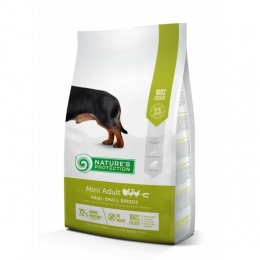 Корм Nature's Protection Mini Adult Small breeds для собак малых пород с курицей 7.5 кг. -  Корм для собак премиум класса - Nature's Protection   