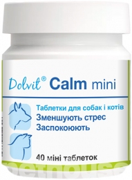 Dolvit Calm mini Долфос Калм мини для собак и кошек 40 тб - Ветпрепараты для собак