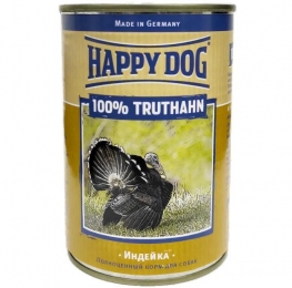Happy Dog Dose 100 % Truthahn Влажный корм для собак с индейкой 400г -  Влажный корм для взрослых собак 