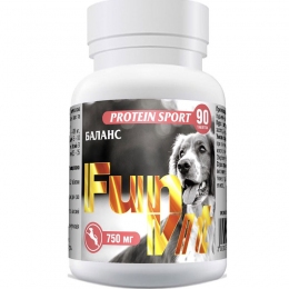Вітаміни FunVit Protein Sport для собак 90 таблеток - Вітаміни для суглобів, кісток та зубів для собак
