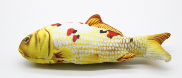 Рыба кои желтая -  Игрушки для кошек - Китай     