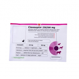 Клавасептин в таблетках №10 -  Антибиотики для собак - Vetoquinol ( Ветокинол )   