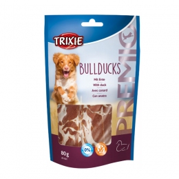 Лакомство Bullducks 85г с уткой Трикси 31601 -  Лакомства для собак Trixie     