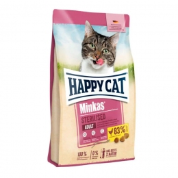 Happy Cat Minkas Sterilised Geflugel - Сухой корм для стерилизованных кошек с птицей -  Сухой корм для кошек -   Вес упаковки: 10 кг и более  