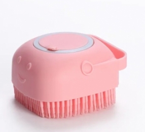 Диспенсер для шампуня силикон Розовый 8*6*8 см - Инструменты для груминга собак