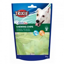 Чипсы Трикси жеватые со спирулиной Denta Fun 50г 5 шт 2674 -  Лакомства для собак Trixie     