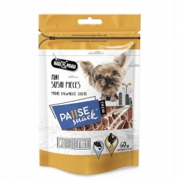Кусочки суши лакомство для собак Pause Snack 60г MINI 8240 -  Лакомства для собак -   Ингредиент: Мясо  