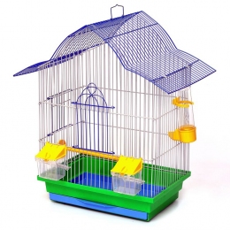 Клітка для птахів Мальва -  Клітки для папуг -   Вид даху Будиночок  