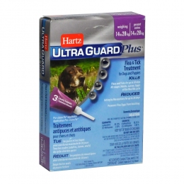 Ultra Guard Plus Hartz H10872 капли 4 в 1 для собак от 14 до 27 кг -  Средства от блох и клещей для собак -   Действующее вещество: Метопрен  