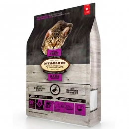 Беззерновий сухий корм для кішок Oven-Baked Tradition Grain-Free Duck Formula зі свіжим м'ясом качки, 4,54 кг -  Сухий корм для кішок -   Клас Беззерновой  