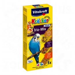 Крекер для папуг з медом, фруктами і яйцем 3шт Вітакрафт 21231 -  Ласощі для птахів - Vitakraft     