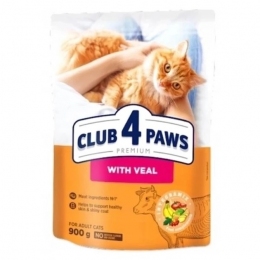 Корм Club 4 Paws Adult Cats With Veal Сухой для взрослых кошек с телятиной  - Similar products