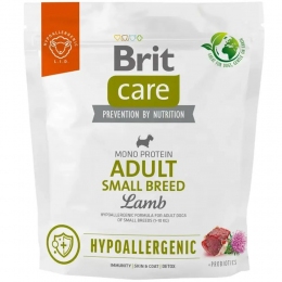 Brit Care Dog Hypoallergenic Adult Small Breed Сухий корм для собак малих порід гіпоалергенний з ягнятком -  Гіпоалергенний корм для собак -    