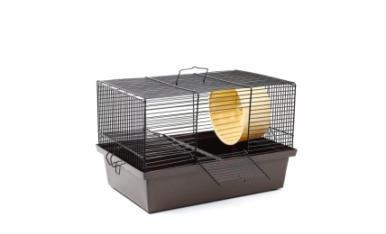 Клетка Лори Джунгарик краска Коричневая 330*230*225 мм. - 