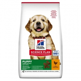Hill's (Хиллс) Science Plan Puppy Large with Chicken Сухой корм для щенков крупных пород с курицей, 1 кг -  Корм для собак Hills (Хиллс) 