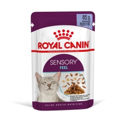 Royal Canin Sensory Feel in Gravy 85г Корм для привередливых котов в соусе -  Роял Канин консервы для кошек 