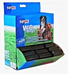Пакети чорні для фекалій 63 рулони по 20шт в кожному рулоні HapPet - Лоток для собак