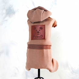 Комбинезон Мокко трикотаж на флисе (мальчик) -  Одежда для собак -   Размер одежды XS  