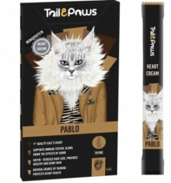 Крем Tail Paws Pablo cat з біотином, таурином, телячим серцем та чебрецем 5*15 г. - Similar products