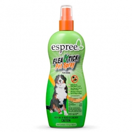 Спрей від бліх і кліщів Espree Flea & Tick Pet Spray для собак, 355 мл -  Спрей від бліх і кліщів для собак 