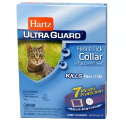 Ultra Guard Hartz лиловый ошейник для кошек от блох и клещей - Товары для котят