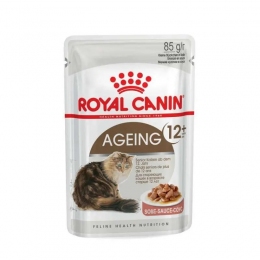 АКЦІЯ Royal Canin Ageing+12 Вологий корм з м'ясом для кішок, 3+1 по 85 г -  Вологий корм для котів -   Інгредієнт М'ясо  