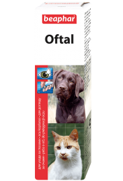 Капли для ухода за глазами (Офтал) Беафар 50 мл -  Средства ухода и гигиены для кошек Beaphar     