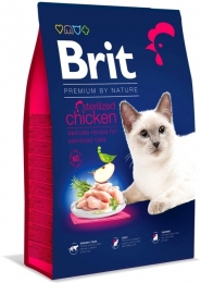 Brit Premium by Nature Cat Sterilized Chicken Сухой корм для стерилизованных котов с курицей - Корм для кастрированных котов и стерилизованных кошек