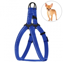 Шлея для собак Bronze Dog синя пластиковий фастекс 1302 68Т - 