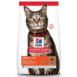 Hills (Хиллс) SP Feline Adult Lamb с ягненком - Сухой корм для кошек -  Лечебный корм для кошек Hills   