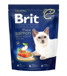 Brit Premium by Nature Cat Adult Salmon Сухой корм для кошек с лососем - Brit Premium корм для котов