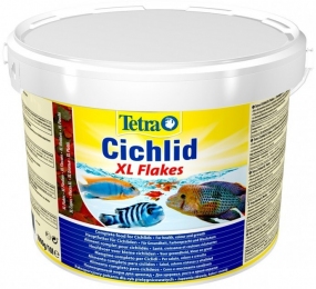 Тetra CICHLID XL 10л - большие хлопья для цихлид - Корм для рыб
