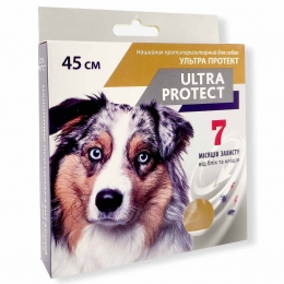Ultra Protect Ошейник от блох и клещей для собак средних пород -  Средства от блох и клещей для собак -   Действующее вещество: Флуметрин  
