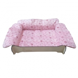 Матрас для кроватки - синтепон 350х450 мм розовый - Лежанки и домики для котов и кошек