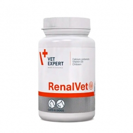 RenalVet для підтримки функції нирок у котів і собак, 60 кап - Препарати для лікування нирок у собак