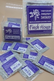 Fresh House Універсальний усувач запаху 15шт*25гр - Наповнювач для котячого туалету