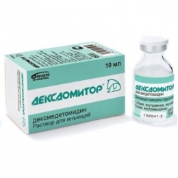 Дексдомитор 0,5 10мл дексмедетомидин, Орион, Финляндия - Ветпрепараты для кошек и котов