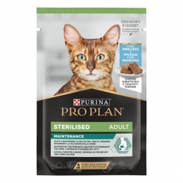 АКЦИЯ Purina Pro Plan Sterilised Adult Cod влажный корм для стерилизованных кошек с кусочками трески 75 г - Similar products