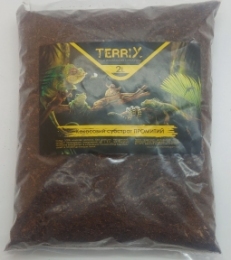 Кокосовый субстрат TerriX, промытый, 2 л. -  Наполнитель для террариума - Другие   