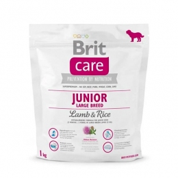 Brit Care Junior Large Breed Lamb&Rice Гипоаллергенный корм для щенков крупных пород с ягненком и рисом -  Сухой корм для собак -   Для пород: Овчарка  