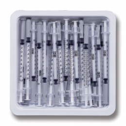 Шприц 1 мл BD allergy syringe tray 27g x 1/2 - 25 штук - Ветеринарные шприцы