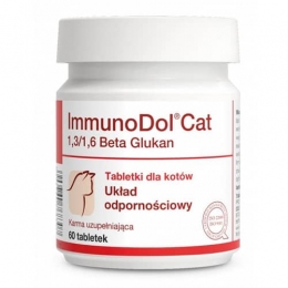 Dolfos (Дольфос) ImmunoDol Cat 60таб Вітаміни для підтримання імунітету в котів -  Вітаміни для кішок Dolfos     