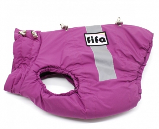 Жилет Адея на силиконе розовый (девочка) -  Одежда для добермана 