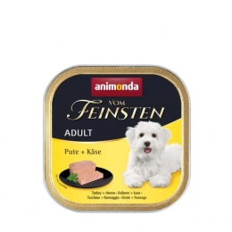 Animonda Vom Feinsten Adult Paté Turkey + Cheese  Adult індичка і сир Консерва для собак - 